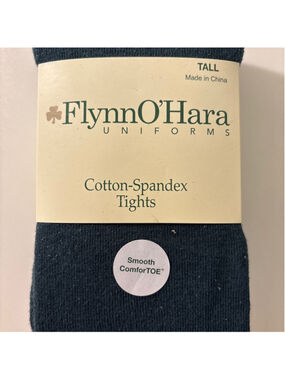 Flynn O'Hara Uniforms Cotton-Spandex Tights Dark Hunter - Size Tall